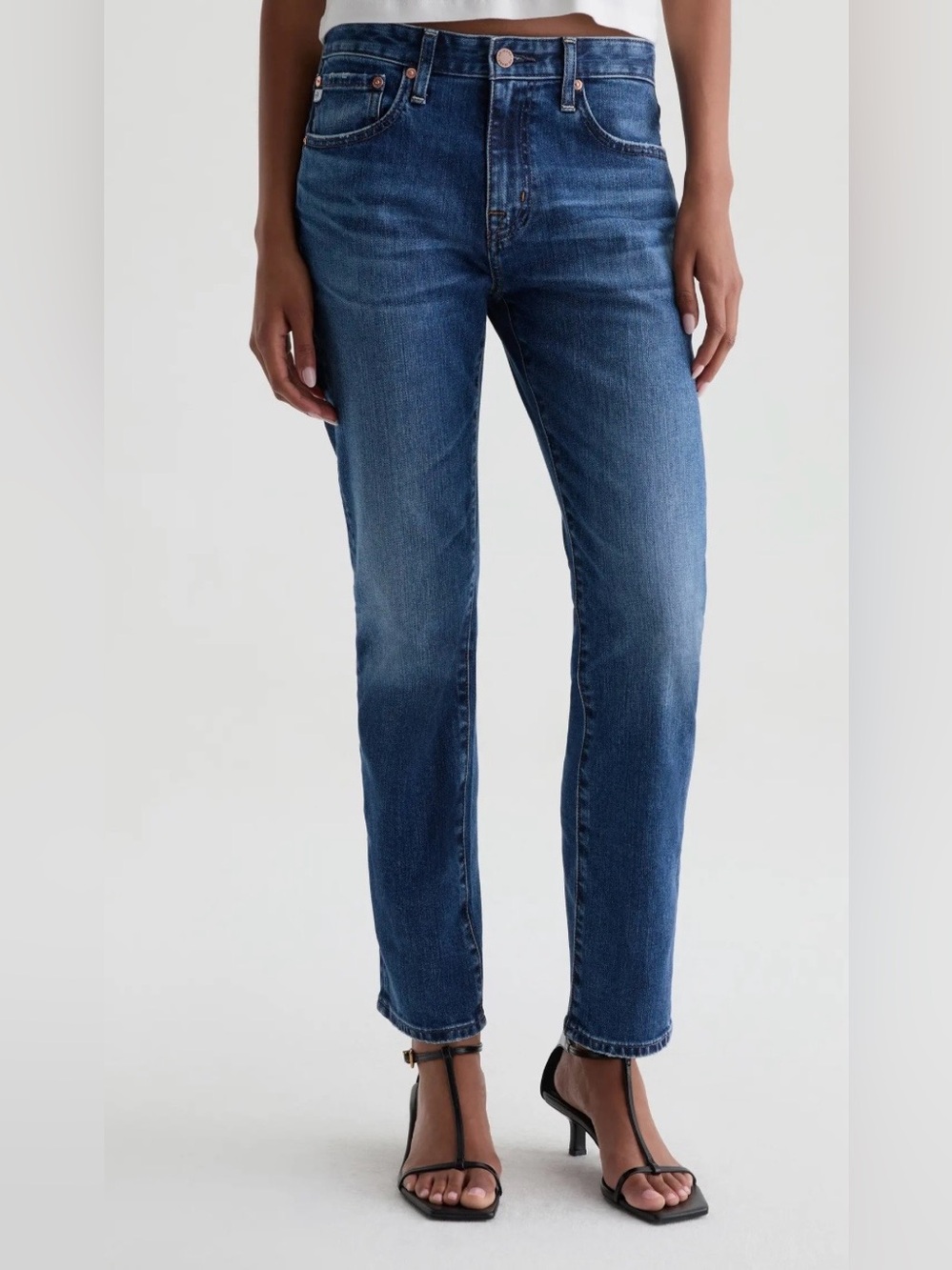 AG The Ex-Boyfriend Slim Classic Slouchy Jeans in Dark Indigo 30R